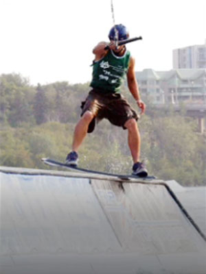 Michael Lieffers on the water, 2007